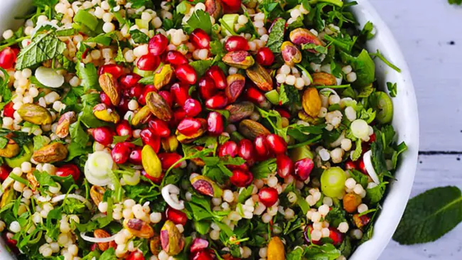 Monday Musings + Pomegranate Israeli Couscous