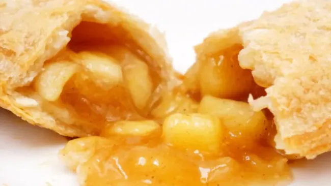 Apple Pie-Filled Crispy Cheddar Frico Cups