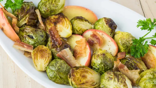 Monday Musings + Roasted Brussels Sprouts with Apples and Bacon