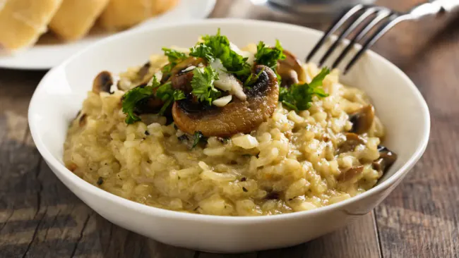 Roasted Red Pepper & Parmesan Risotto