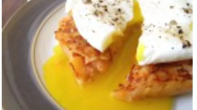 Sweet Potato Pancakes & Poached Eggs Recipe