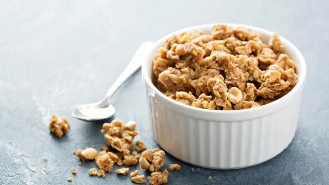 Crunchy Spiced Latte Granola Clusters