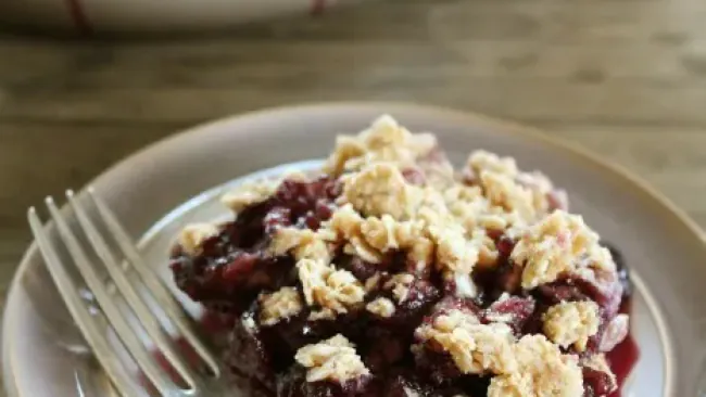 Blueberry Peach Crisp