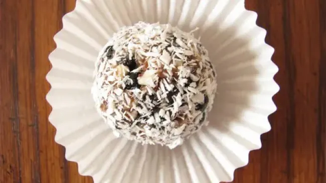 Blueberry Coconut Pie “Truffles”