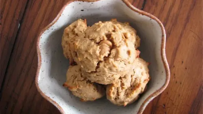 Whole Wheat Oatmeal Peanut Butter Cookies