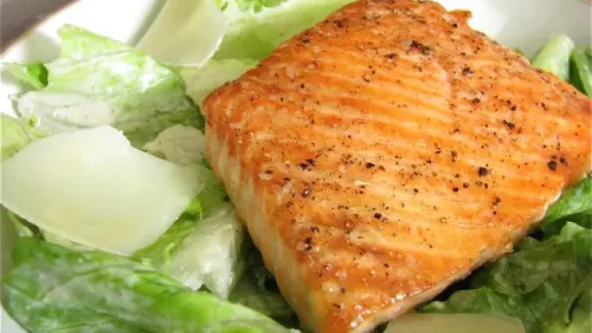 Salmon Caesar Salad