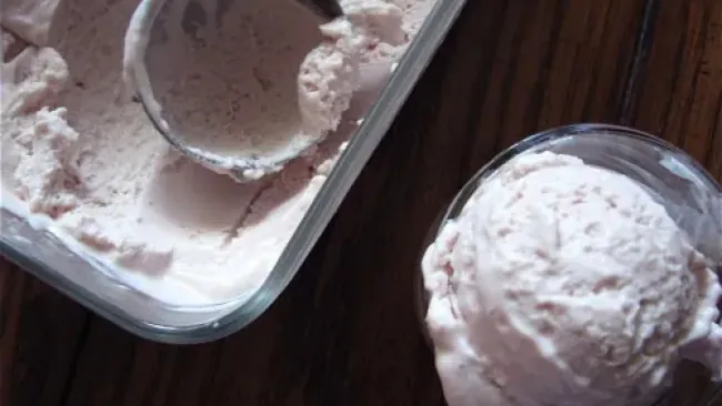 Tart Pomegranate Frozen Yogurt