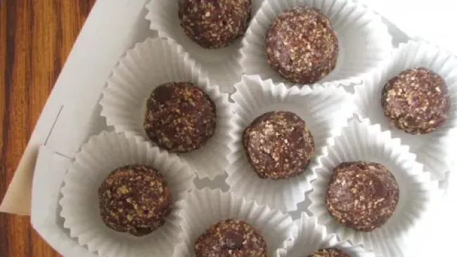 Chocolate Chip Peanut Butter Brownie Dough “Truffles”