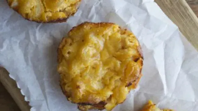 Sweet Potato Mac & Cheese Cups {Toddler Approved}