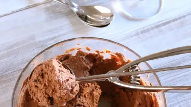 Dark Chocolate Chunk Frozen Yogurt Recipe