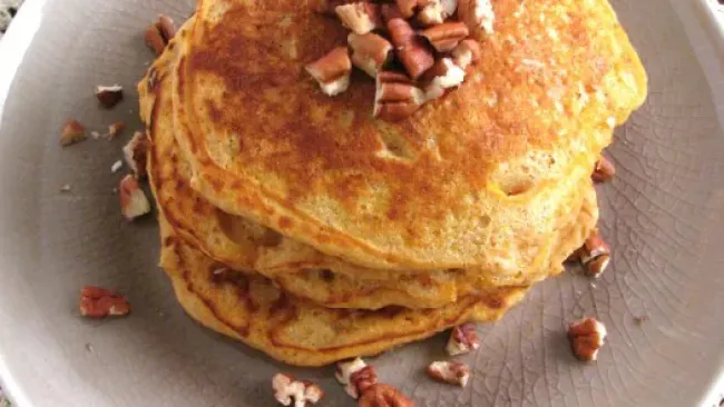 Sweet Potato Pie Pancakes for One