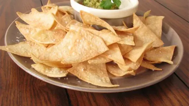 Homemade Baked Tortilla Chips