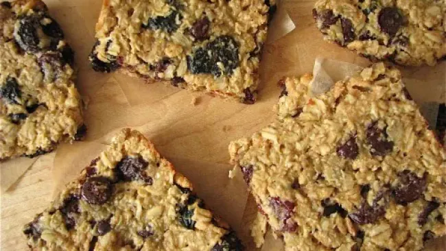 Cherries & Chocolate Peanut Butter Granola Bars