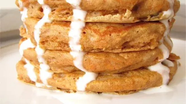 Carrot Cake Pancakes for One