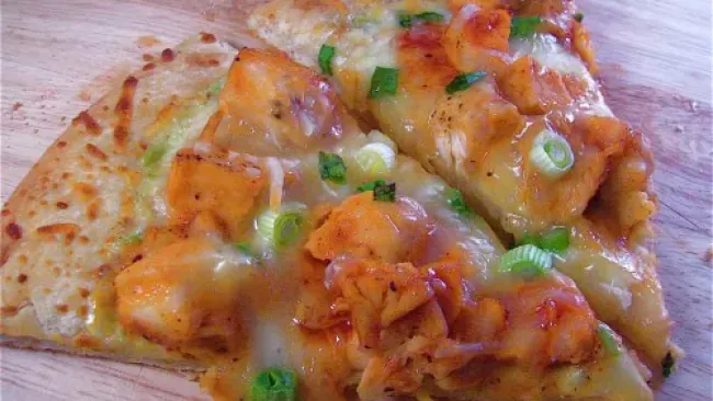 Jalapeno Ranch BBQ Chicken Pizza