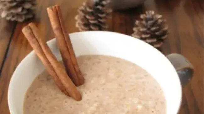 Healthy Eggnog Brown Rice Pudding: A Cozy Twist on Classic Holiday Dessert
