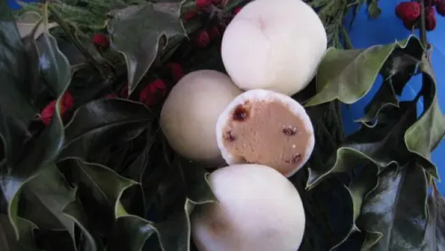 White Chocolate Cookie Dough Snowballs