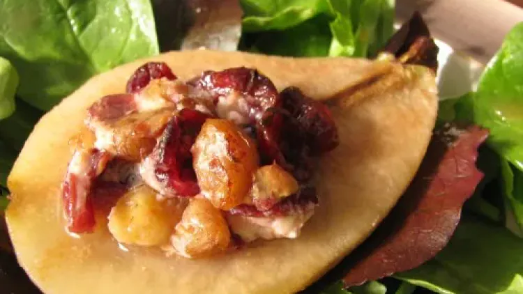 Roasted Stuffed Pears