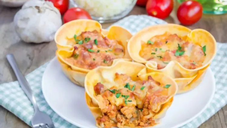 Individual Lasagna Cups {Toddler Approved}