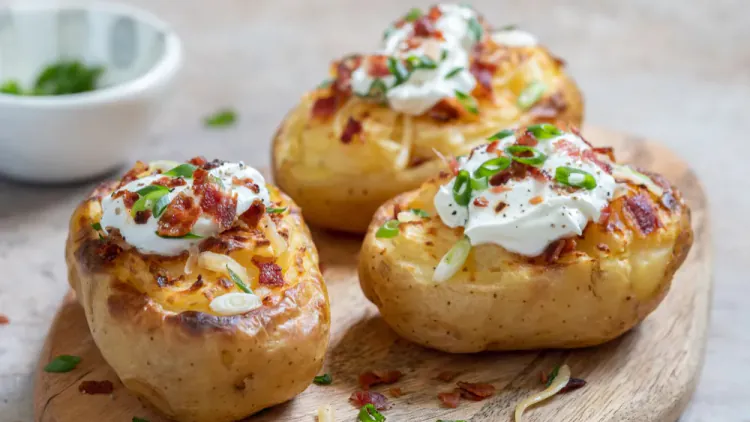 Tropical Twice-Baked Sweet Potatoes