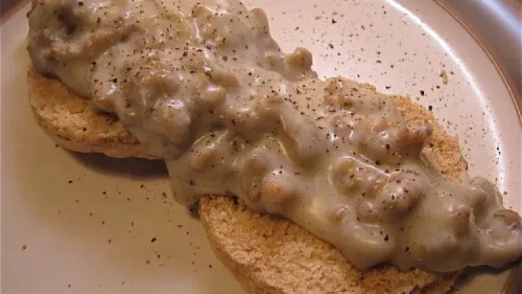 Biscuits and Gravy with Homemade Chicken Breakfast Sausage