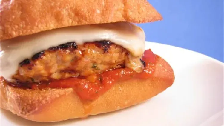 Chicken Parmesan Burgers