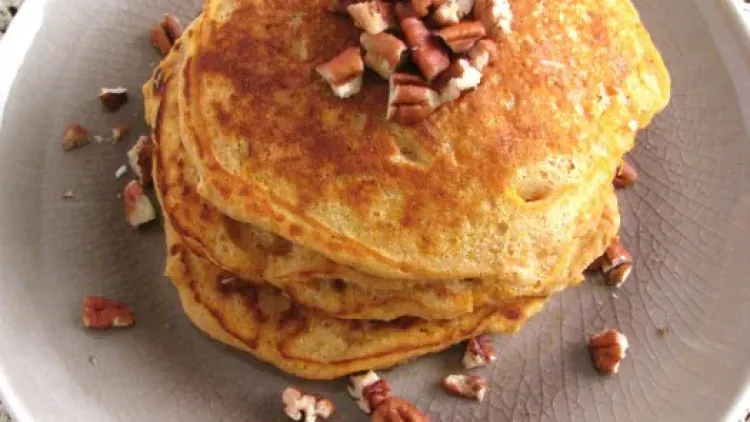 Sweet Potato Pie Pancakes for One