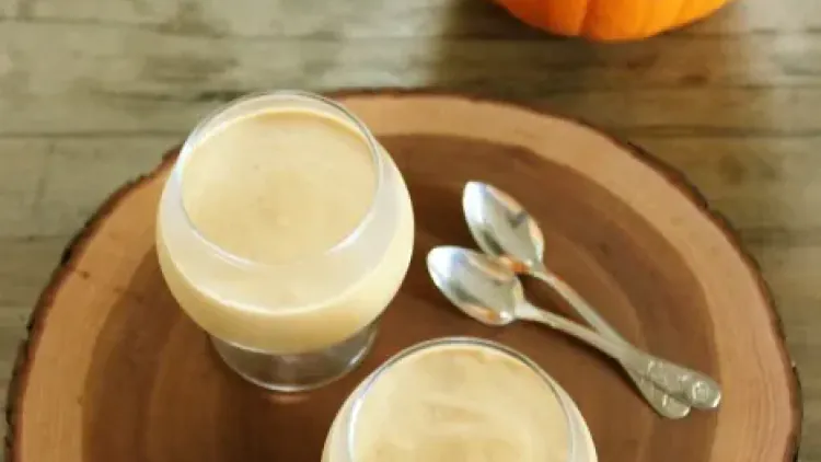 White Chocolate Pumpkin Cheesecake Pudding