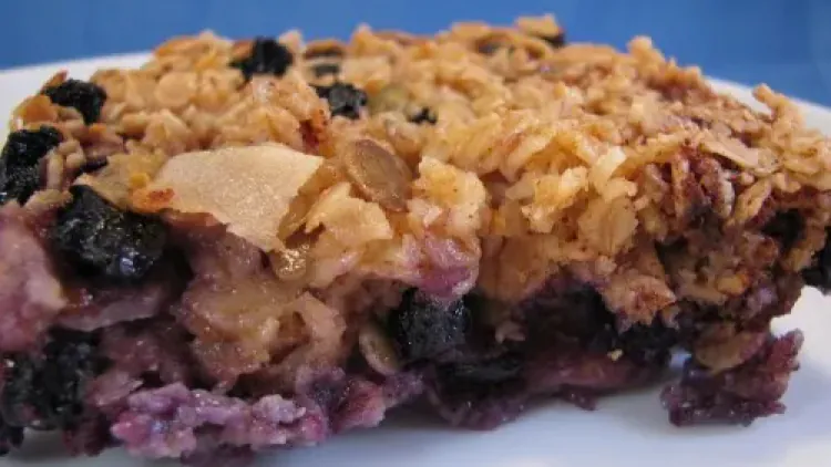 Blueberry-Coconut Baked Oatmeal Recipe